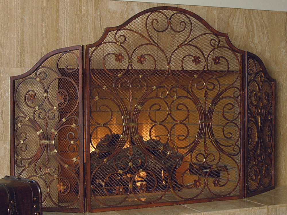 Provincial Fireplace Screen