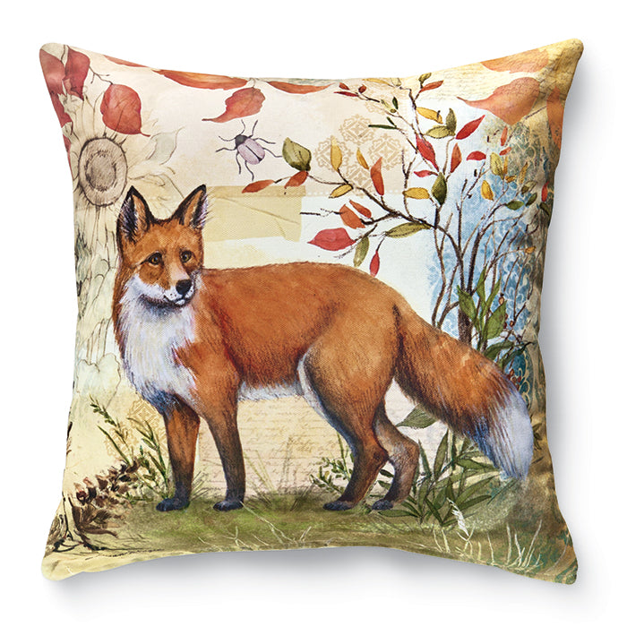 Fox in Autumn Pillow