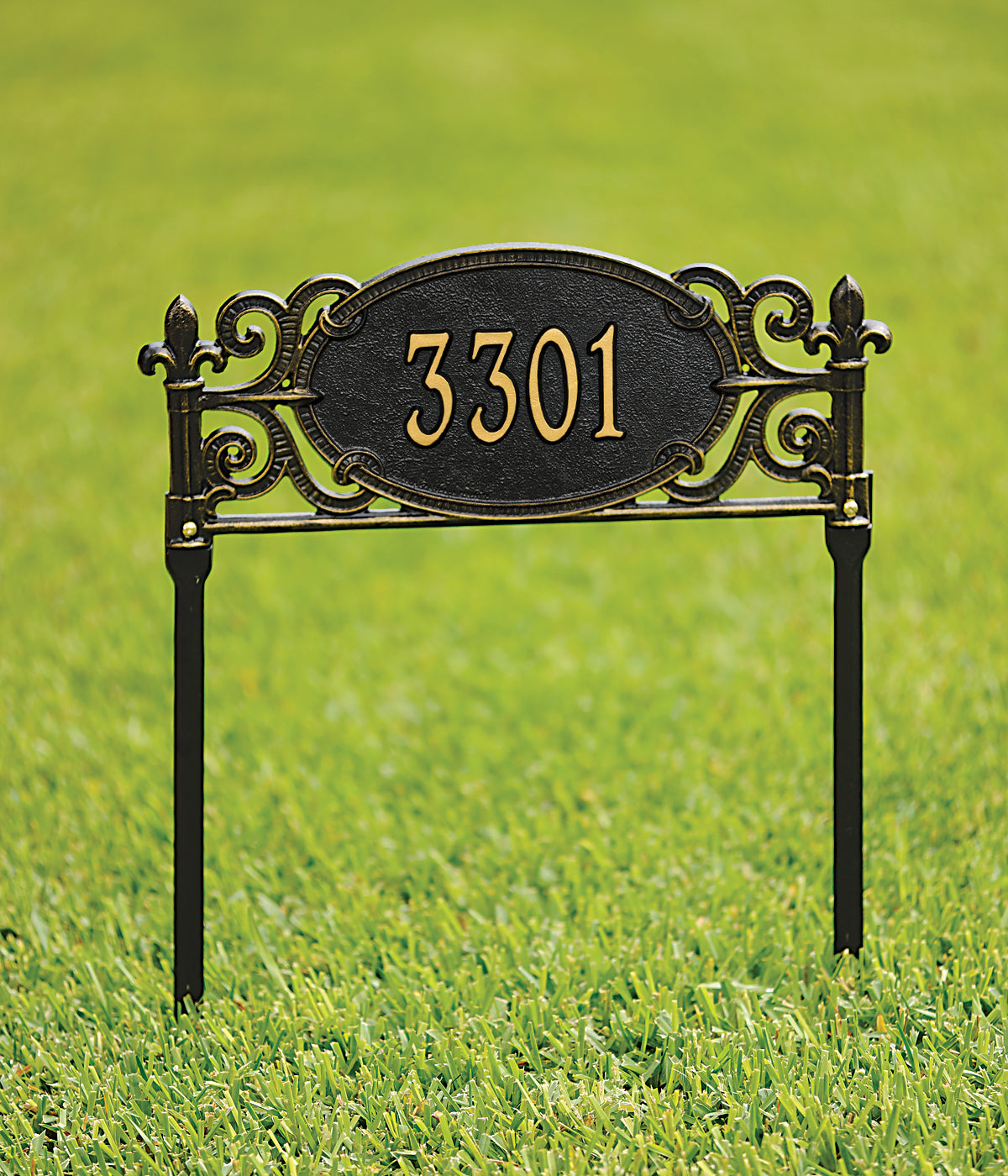 Charleston Lawn Address Sign