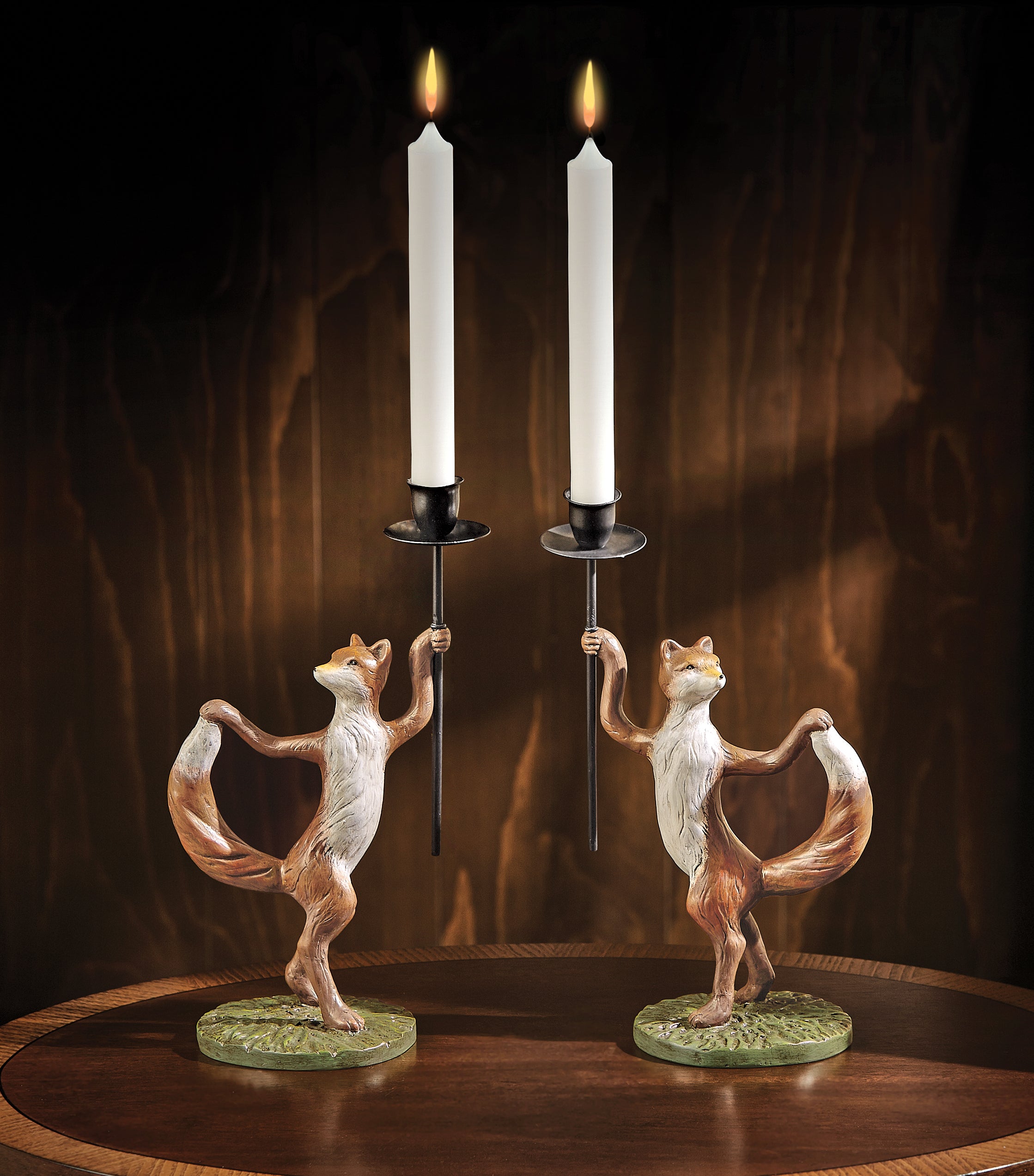 Fox Candleholders (Set of Two) Charleston Gardens
