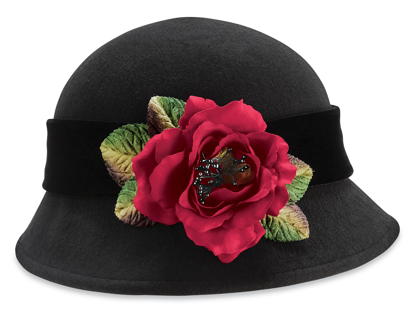 Classic Cloche with Rose