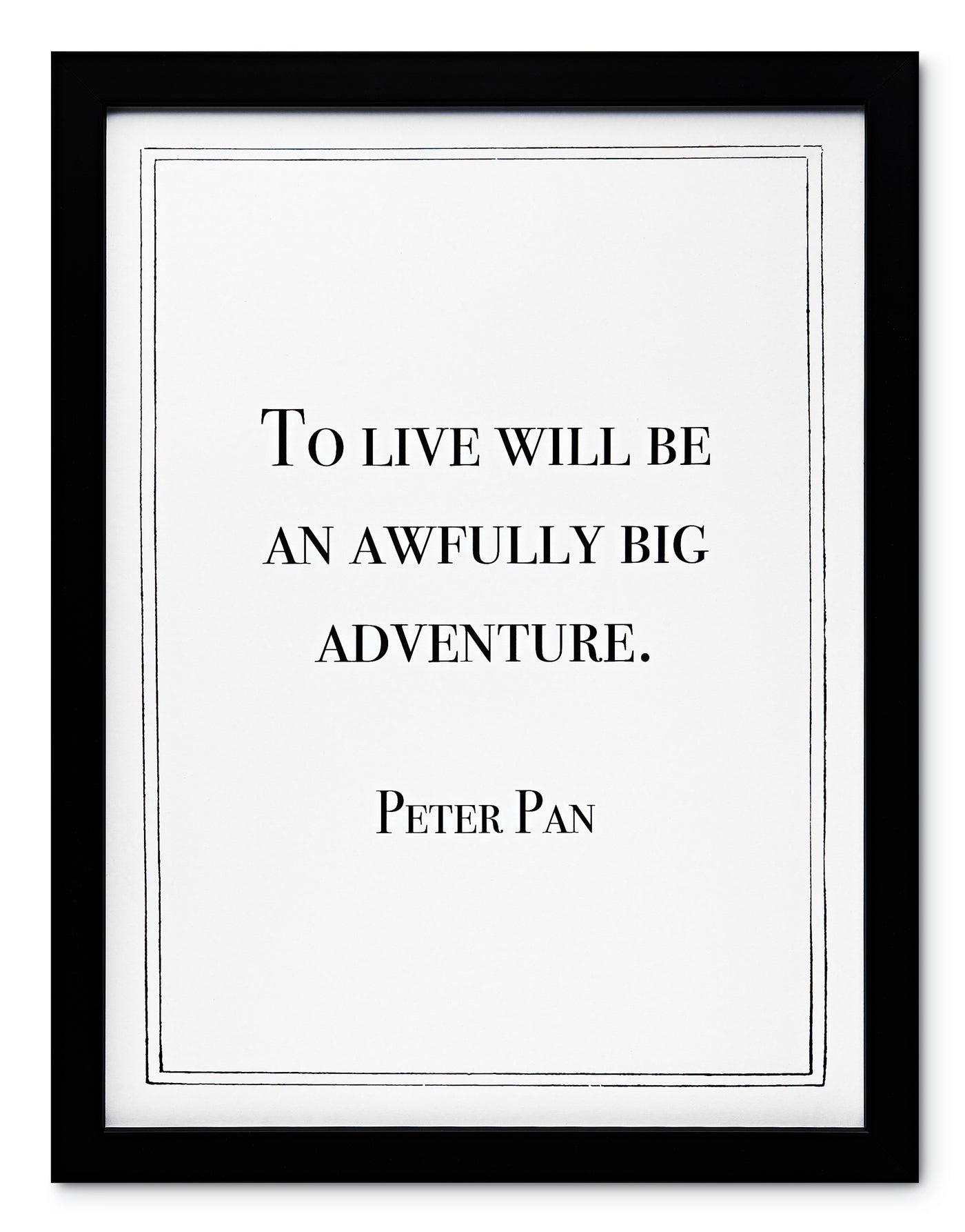 Art with Words: Peter Pan's Wisdom