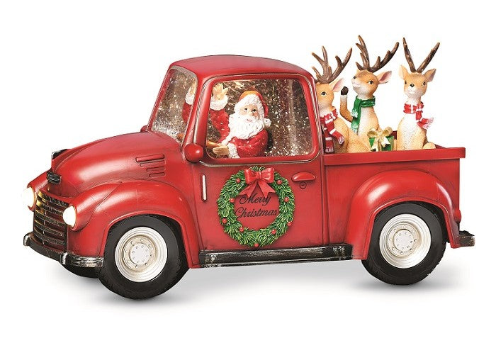 Santa's Truck with Deer