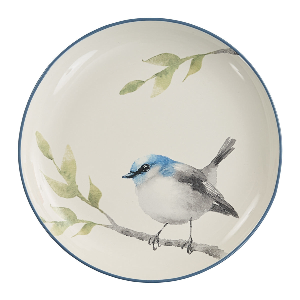 Bluebird Plates (Set of Four) & Bluebird Mugs (Set of Four)
