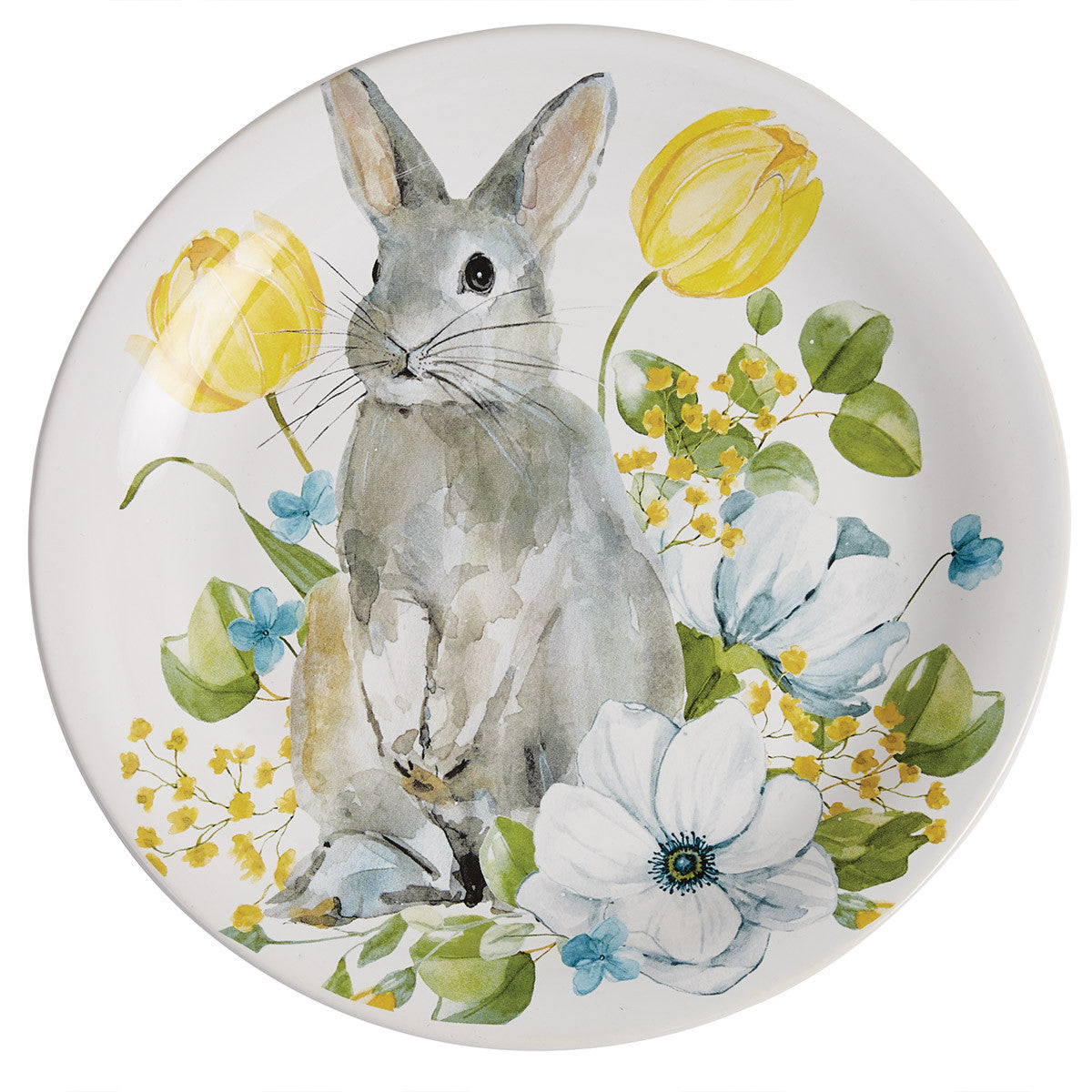 Bunny Plates (Set of Four) and Mugs (Sets of Four)