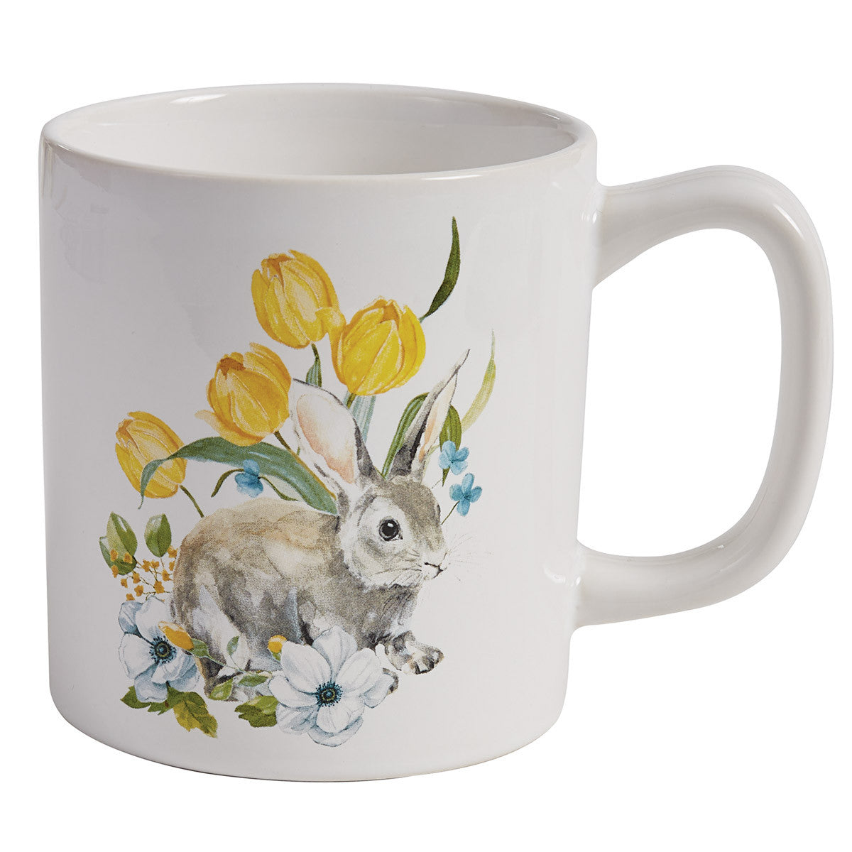 Bunny Plates (Set of Four) and Mugs (Sets of Four)