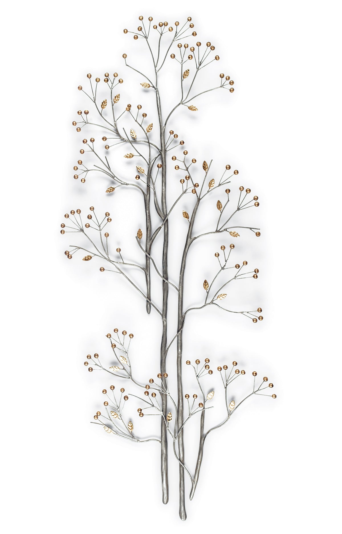 Branch with Berries / Silver and Gold