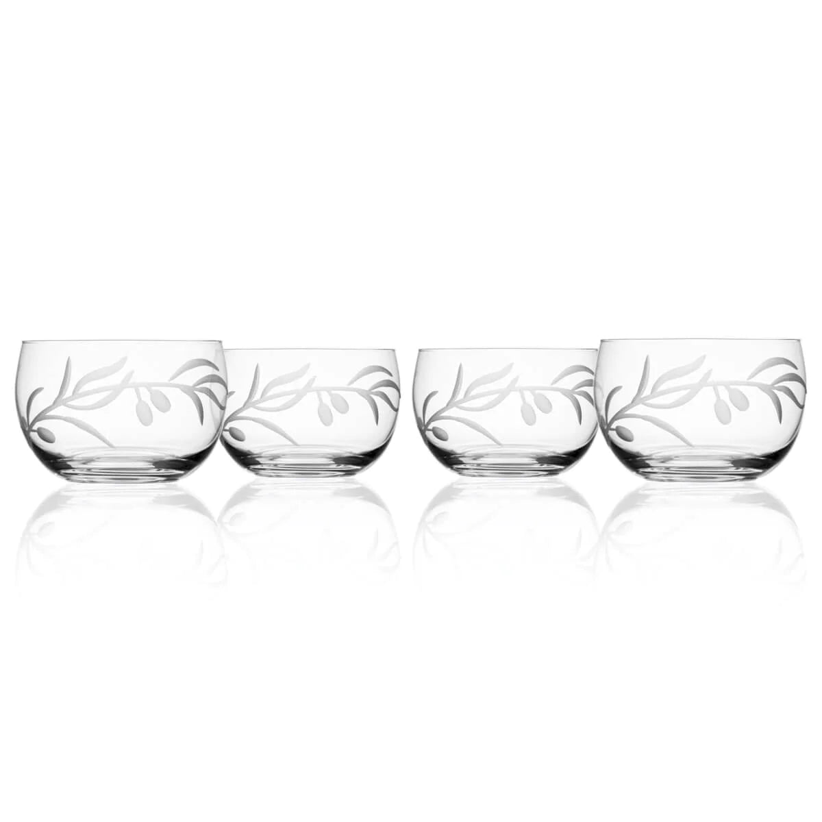Olive Round Bowls (Set of Four)
