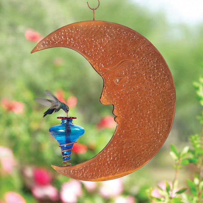 Moon Hummingbird Feeder