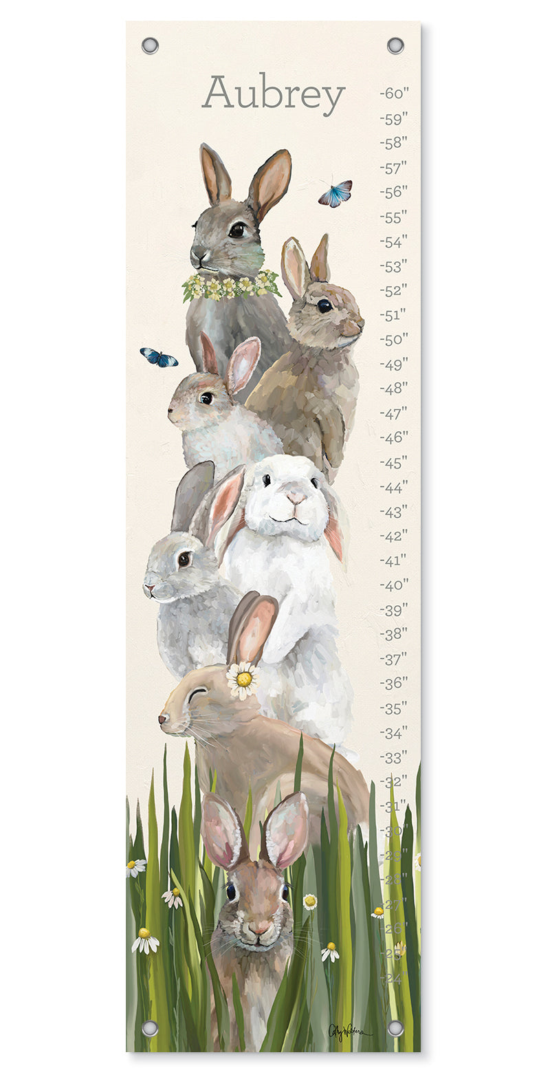Growth Chart - Bunny Bunch