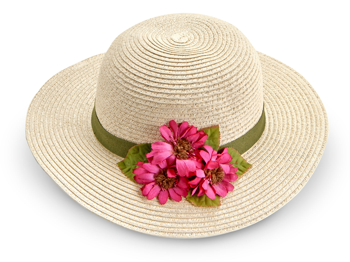 Child's Sun Hat with Flowers