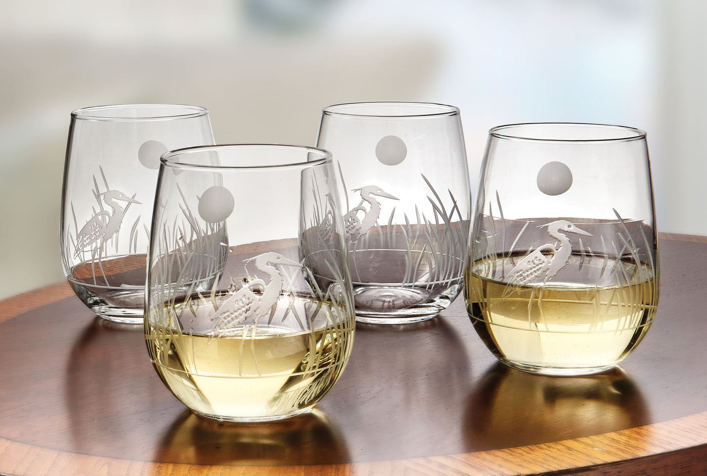 Heron Glasses (Sets of Four)