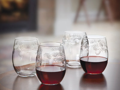 Icy Pine Glasses (Sets of 4)