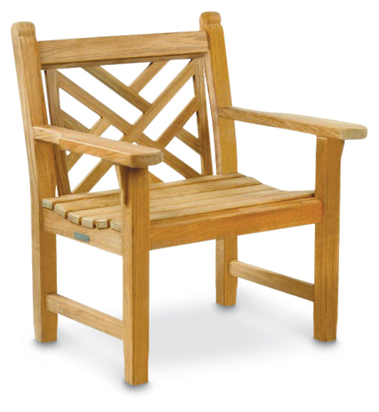 Latticework Teak Chair