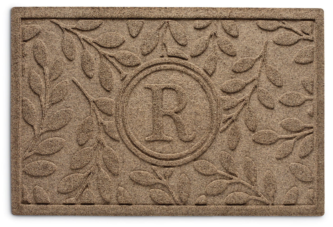 Leaf Monogram Doormat