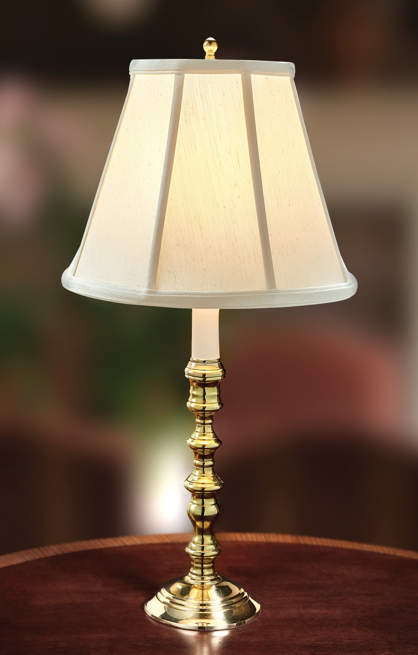Stafford Brass Lamp with Empire Shade