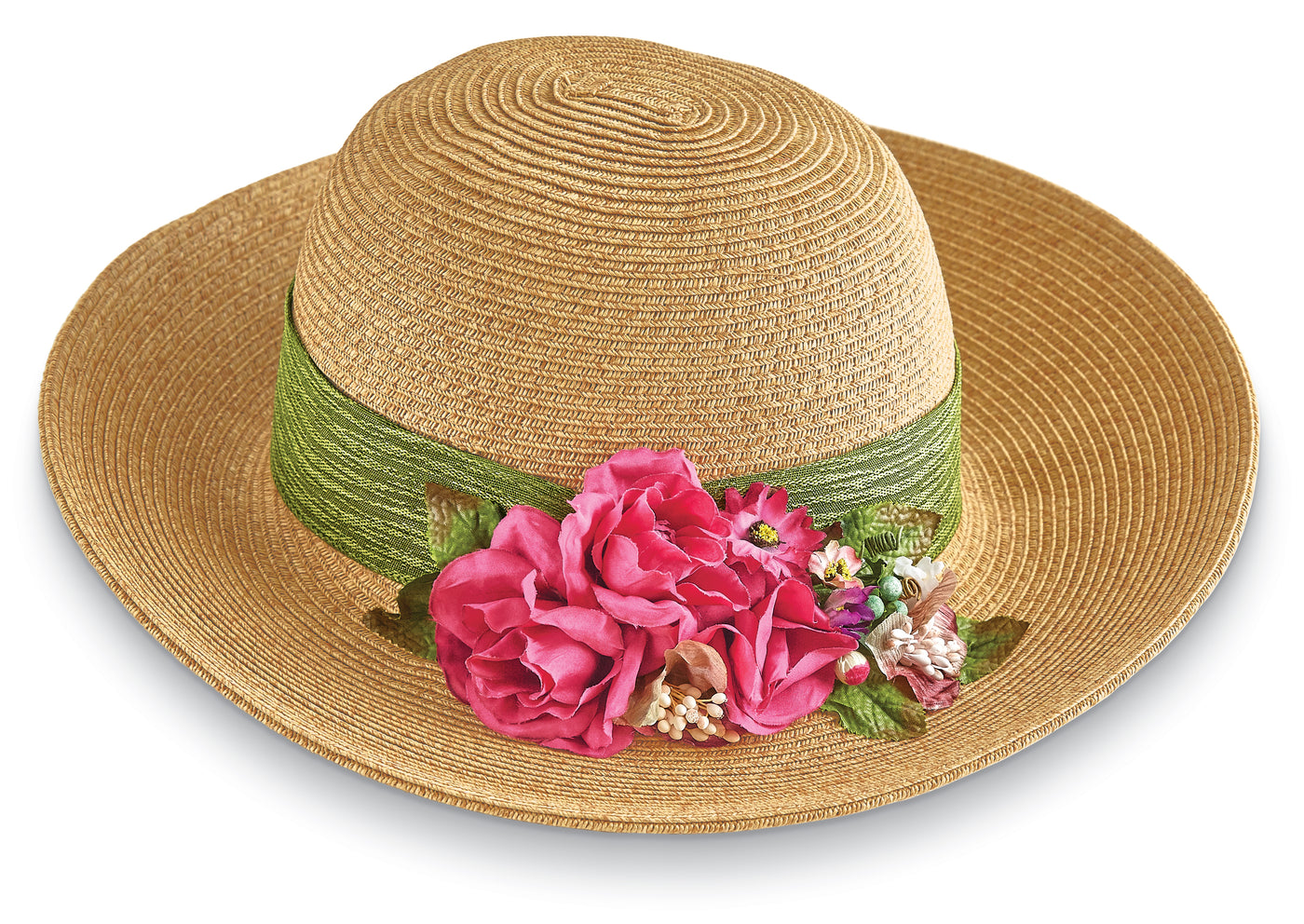 Sun Hat with Roses