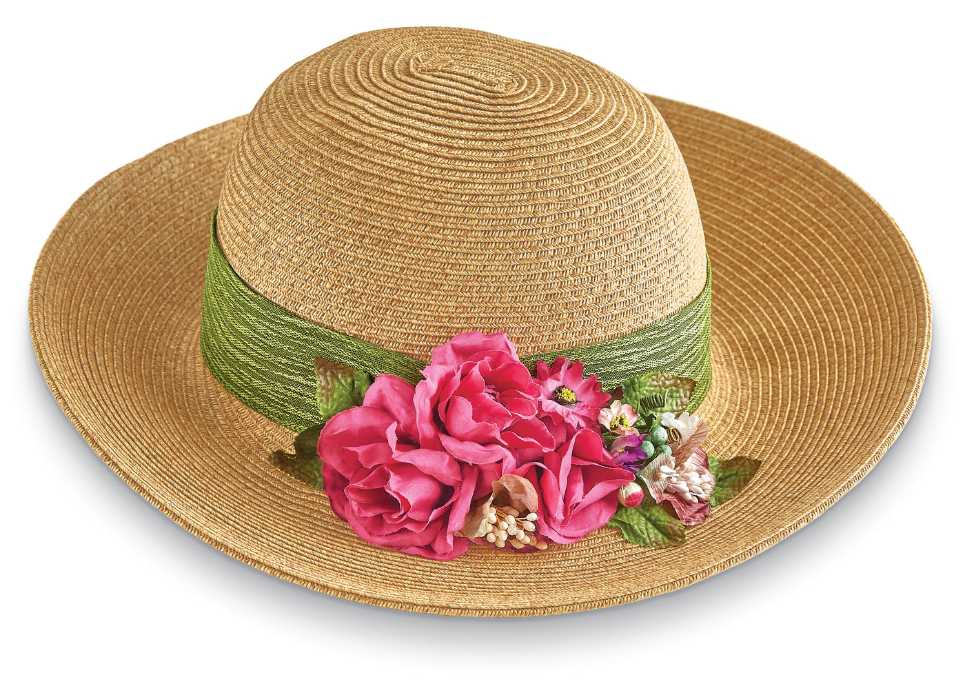 Sun Cap Roses Sun Hat with Roses – Charleston Gardens